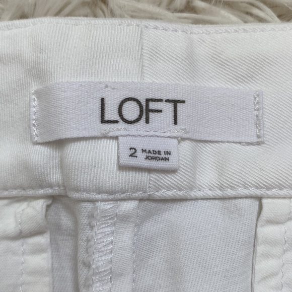 🎉HP🎉 Loft Scalloped Hem Riviera Shorts 💗 White - Picture 9 of 11